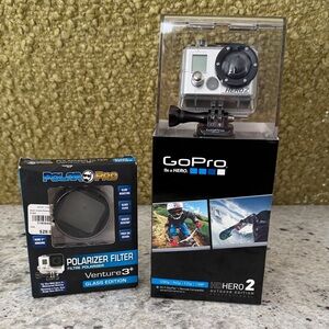 GoPro HERO2 Outdoor Edition Black & Silver NEW in box w polarizer included